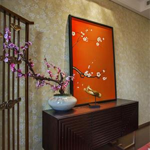 135平古朴中式风格卧室装修效果图