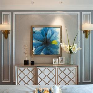 简欧风格三居卧室装修效果图