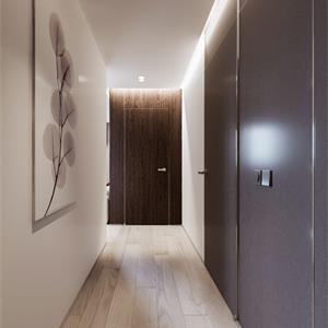 北欧LOFT二居装修卧室走廊