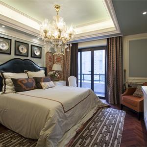 新古典风格样板间卧室装修效果图