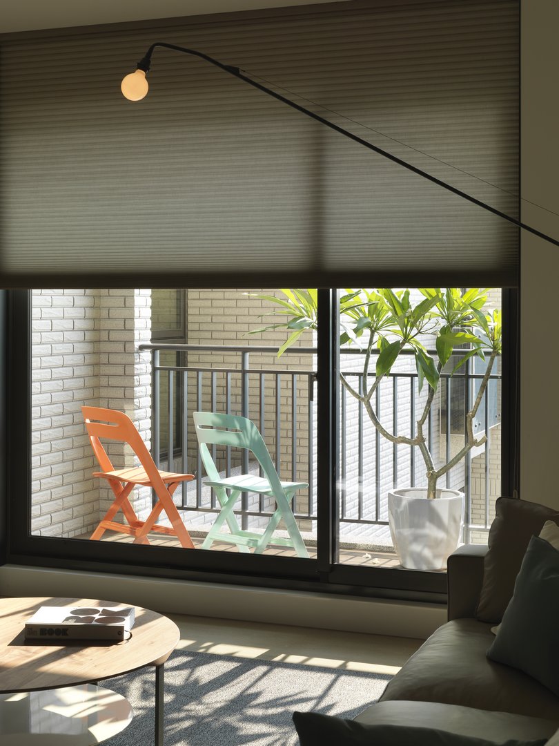 日式风格二居室阳台装修设计效果图