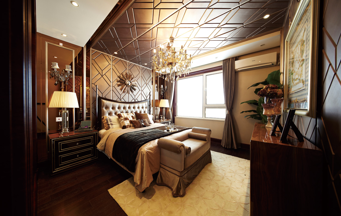 古典欧式风格卧室装修效果图